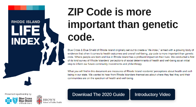  BCBSRI, in partnership with the Brown University School of Public Health, unveils results of 2020 RI Life Index, second annual statewide survey measuring Rhode Islanders’ perceptions of health and well-being