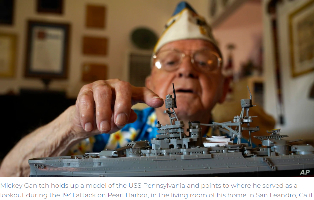  Amid Pandemic, Pearl Harbor Survivors Mark Anniversary at Home