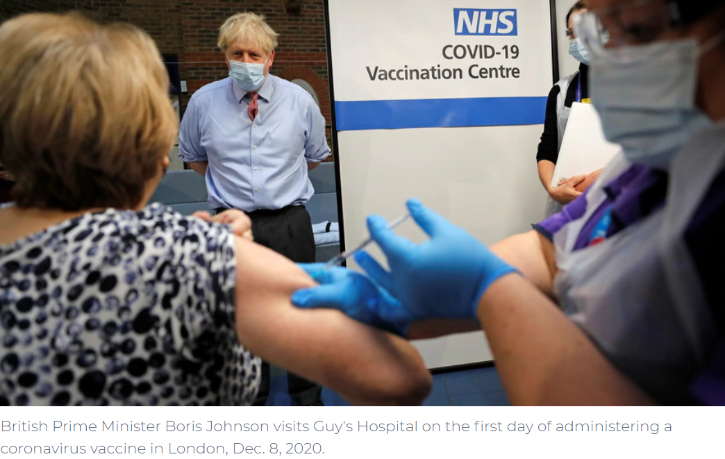  Britain Officially Launches COVID-19 Vaccination Drive