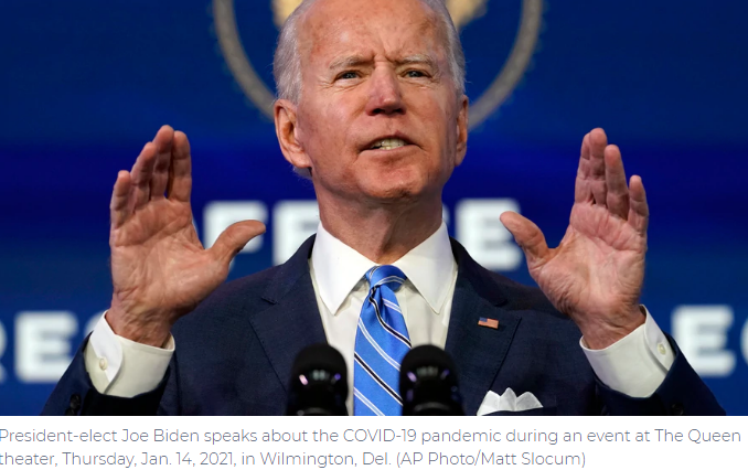  Biden Plans Ambitious Agenda for First 100-Days