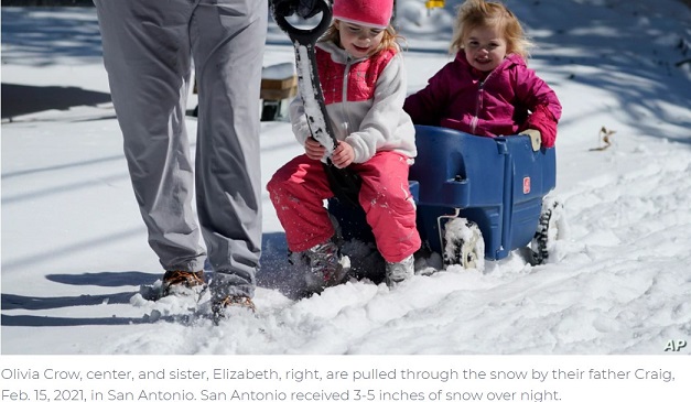  Winter Weather, Record Cold Grips Much of Central-Southern US