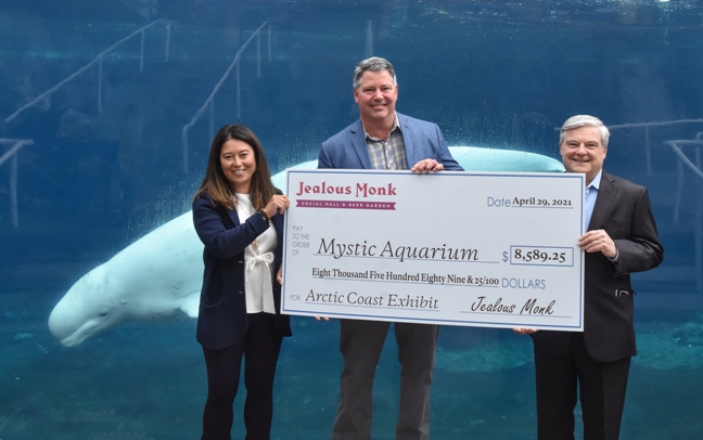  Bill Middleton, Owner of Jealous Monk, Donates Five Percent of Igloo Proceeds to Mystic Aquarium