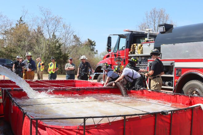  Members of Union Fire District Station 9 Complete Multi-Part Water Supply Tanker Training Series