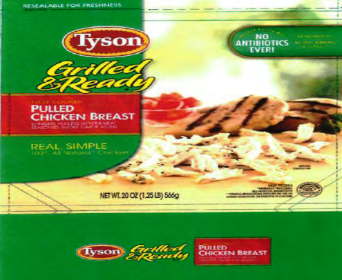  Tyson Foods Recalls Ready-To-Eat Chicken Products