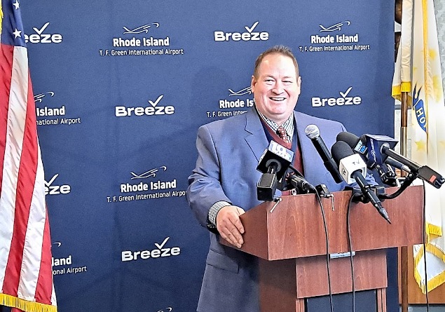 Gover McKee, RIAC, Elected Officials Announce New Breeze Airways Nonstop Services From PVD to LAX and Other New Routes