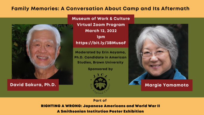  Museum of Work & Culture Presents “Family Memories: A Conversation About Camp and Its Aftermath”