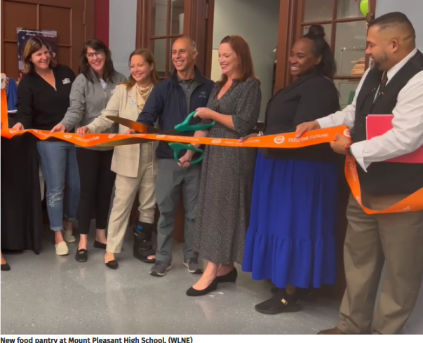  Providence Public Schools, We Share Hope, Blue Cross & Blue Shield of Rhode Island Cut Ribbon on New Mount Pleasant High School Food Pantry