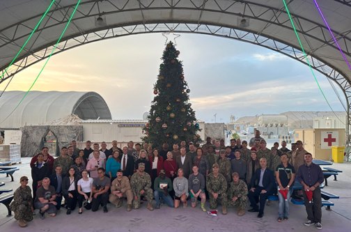  Cicilline Spends Christmas with Troops in the Middle East