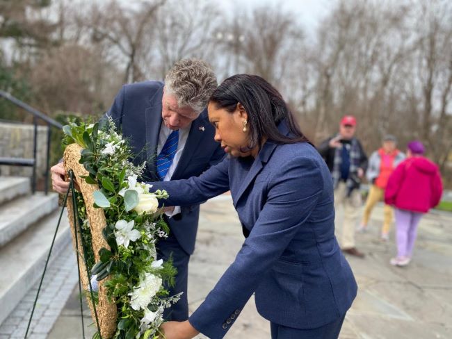  Governor McKee, Lt. Governor Matos 20th Anniversary of Station Nightclub Fire