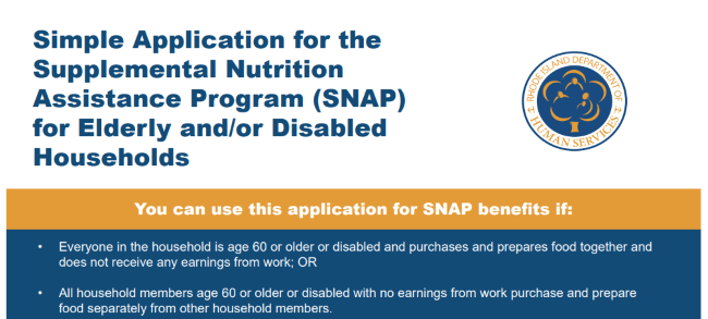  DHS Launches ARPA Funded Elderly and Disabled Simplified Application Project