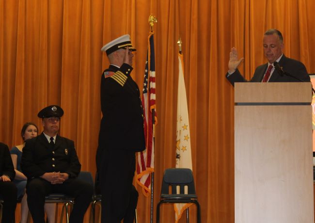  John Trentesaux Sworn in as City of Pawtucket’s 20th Fire Chief