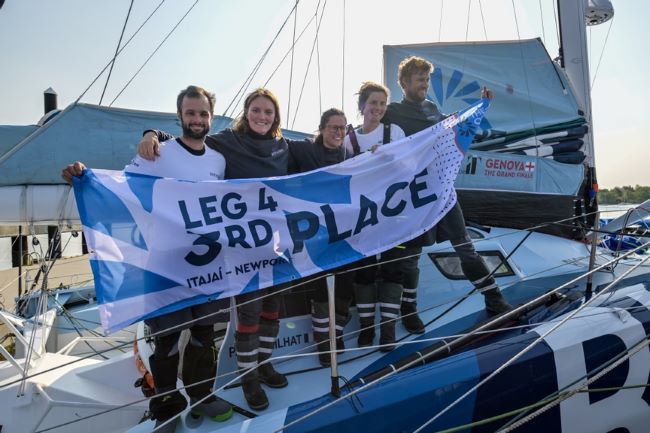  Biotherm complete the leg 4 podium