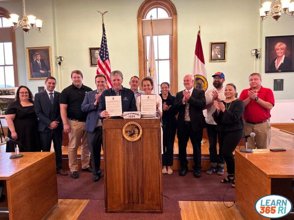  Woonsocket Signs Learn365RI Municipal Compact, Commits to Increasing Out-of-School Learning Opportunities