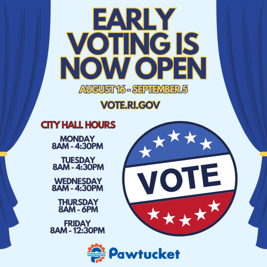  Early Voting is Now Open!