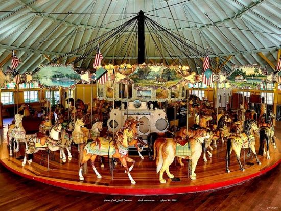  Slater Park Looff Carousel Receives Special Award from National Carousel Association During Their Golden Jubilee Year