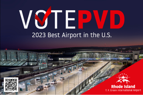  Vote PVD for 2023 Best Airport in the U.S.