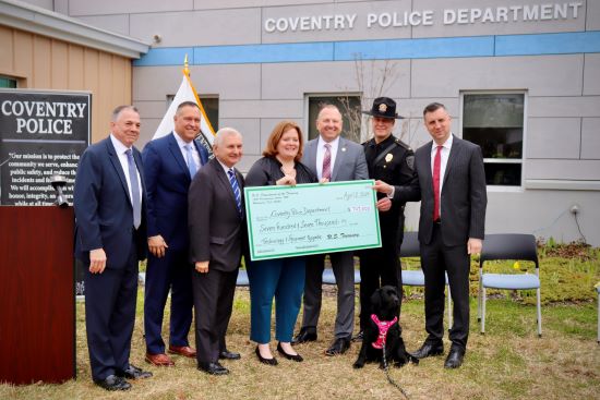  Reed & Magaziner Deliver $707,000 to Upgrade Coventry Police Equipment