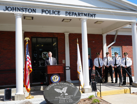  Rep. Magaziner Announces Federal Funding for Johnston Police Department