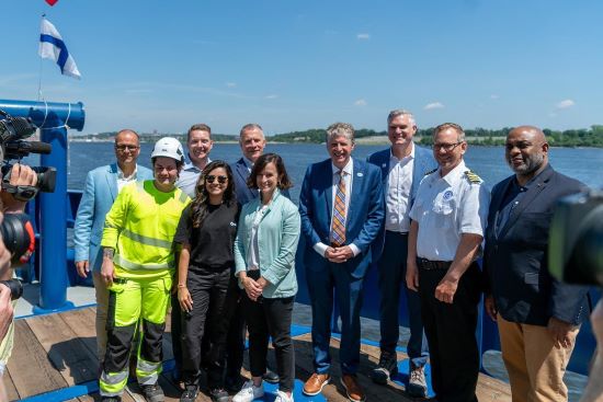  Governor McKee and Federal Officials Celebrate Progress on Revolution Wind and Welcome American-made offshore Wind Service Operations Vessel to Ocean State