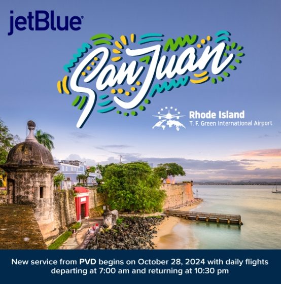  Providence to San Juan Puerto Rico starting October 28, 2024