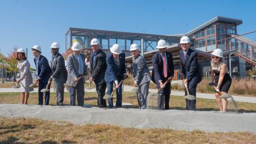  RIPTA, Federal, State, and Local Officials Celebrate Groundbreaking of New Pawtucket-Central Falls Transit Center Passenger Facility