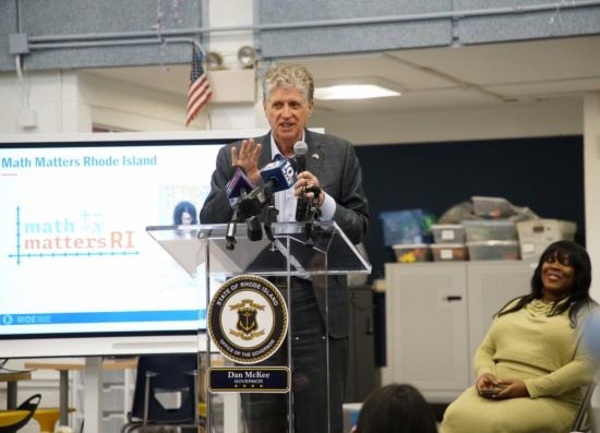  Governor McKee, Commissioner Infante-Green Launch Math Matters RI Campaign, Award $2.85 Million in Learn365RI Grants Aimed to Improve Math Skills