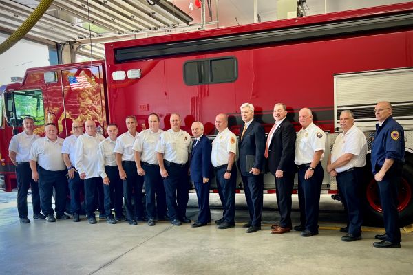 Reed & Whitehouse Help Launch State-of-the-Art Support Vehicle for Northern RI Firefighters