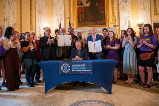 Governor McKee Signs Legislation Raising Rhode Island Minimum Wage