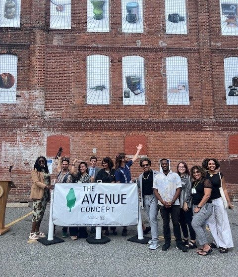 Mayor Smiley, The Avenue Concept Unveil 2025 PVDFest Mural at AS220 Project Space Gallery