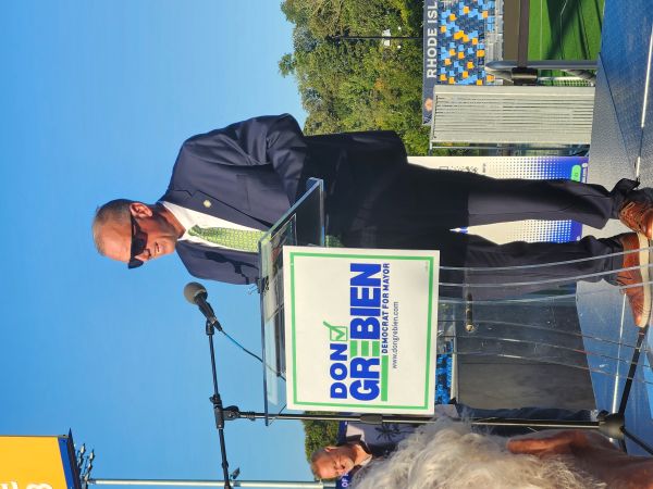 Pawtucket Mayor Donald Grebien Kicked off 2026 Reelection Campaign At Centerville Bank Stadium