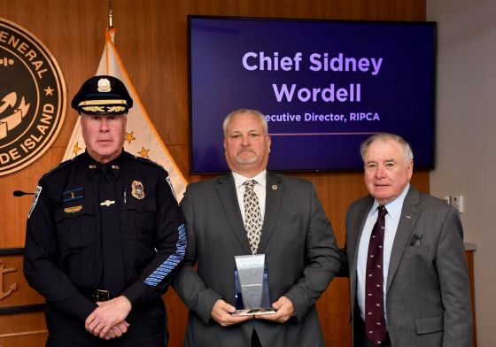  Chief Sidney Wordell (ret.) Inducted in Rhode Island Criminal Justice Hall of Fame
