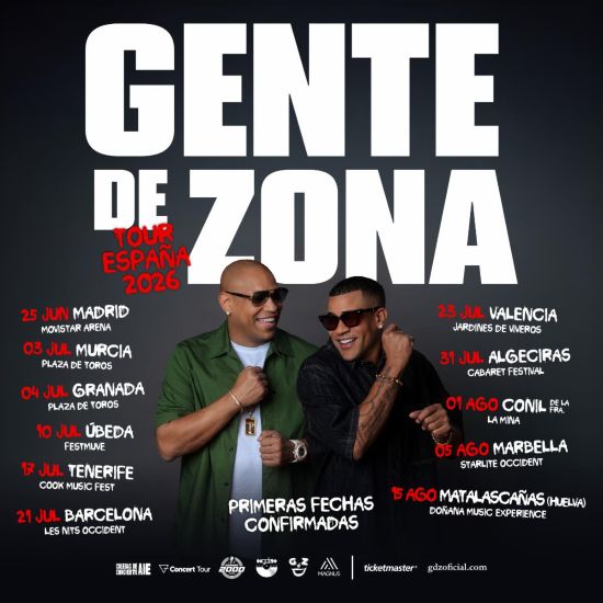  Gente de Zona announces their first tour of Spain: Tour España 2026