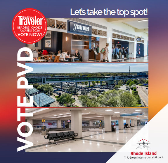  RHODE ISLAND T. F. GREEN INTERNATIONAL AIRPORT ENCOURAGES TRAVELERS TO VOTE IN THE 2026 CONDЀ NAST TRAVELER READERS’ CHOICE AWARDS