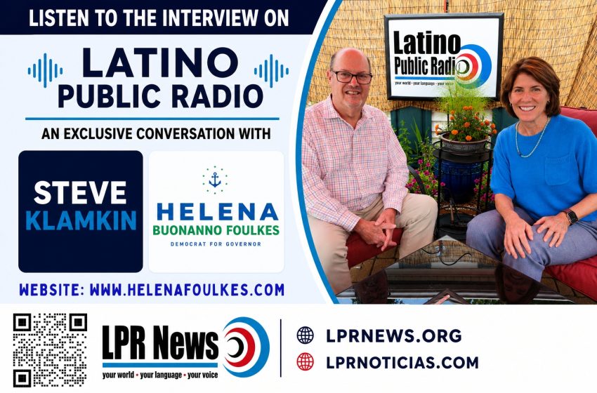  “La Politica 26” Steve Klamkin with Democrat Candidate Helena Buonanno Foulkes for Governor