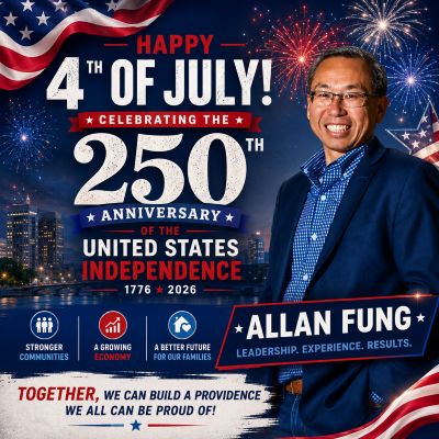  Independent Candidate Allan Fung for State Rep. District 15 of RI