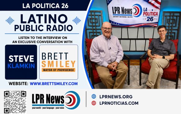  La Politica 26: Steve Klamkin with Providence Mayor Brett Smiley, who is seeking re-election.