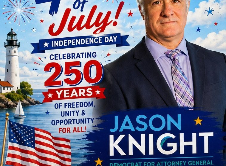  Democrat Candidate Jason Knight for Attorney General of RI