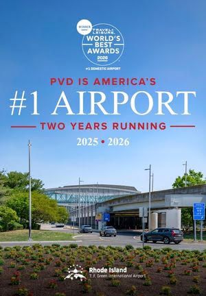  We’re #1 Again! PVD Named the Nation’s Best Domestic Airport