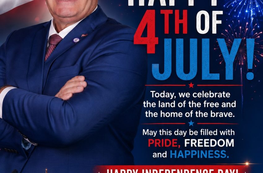  VIC MELLOR STATEMENT FOR AMERICA’S INDEPENDENCE DAY
