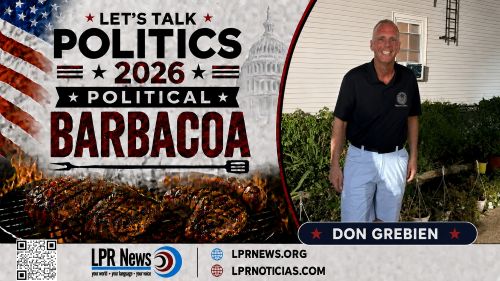  LPR’s Political Barbacoa Steve Klamkin and Paige Parks with Don Grebien, Mayor of Pawtucket