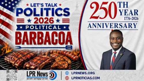  LPR’s Political Barbacoa Steve Klamkin and Paige Parks with Gabe Amo U.S. Representative for Rhode Island’s 1st congressional district