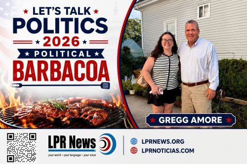  LPR’s Political Barbacoa Steve Klamkin with Gregg Amore, RI Secretary of State