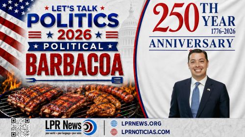  LPR’s Political Barbacoa Steve Klamkin and Cortney Nicolato with General Treasurer James Diossa