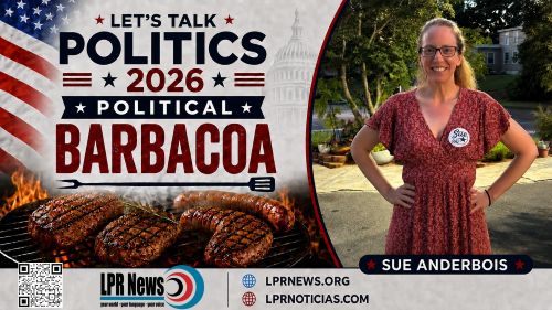  LPR’s Political Barbacoa Steve Klamkin and Paige Parks with Sue AnderBois for Rhode Island Lieutenant Governor