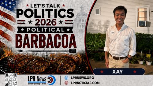  LPR’s Political Barbacoa Steve Klamkin and Paige Parks with Xay Khamsyvoravong for Rhode Island Lieutenant Governor